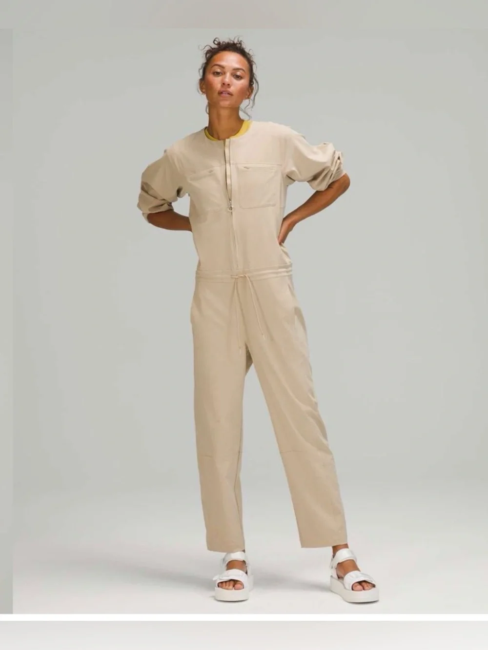 Lululemon Ventlight Zippered Jumpsuit in Trench